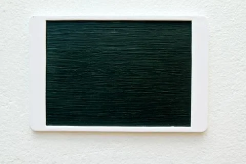 Blackboard on white Foto stock