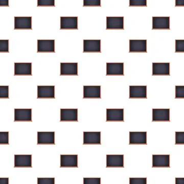 Blackboards creating seamless pattern representing school education theme Stock Illustration