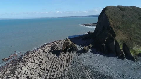 Blackchrch rock trim Stock Footage 165421026