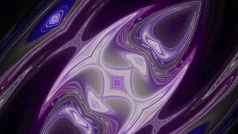 Blackcurrant Electric Neon Fluid 4K 60 FPS Seamless Loop Safe Stock Footage 340451129