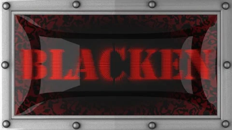 Blacken on led Stock Footage 8665075