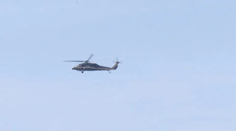 Blackhawk helicopter flying Stock Footage 27340931