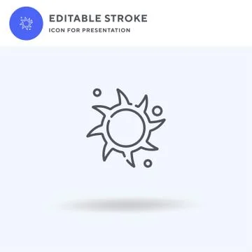 Blackhole icon vector, filled flat sign, solid pictogram isolated on white, logo 스톡 일러스트