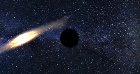 Blackhole wormhole animation in space - 4k Stock Footage 106915667