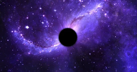 Blackhole wormhole twisting animation in space - 4k Stock Footage 106918851