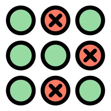 Blacklist code icon vector flat イラスト素材