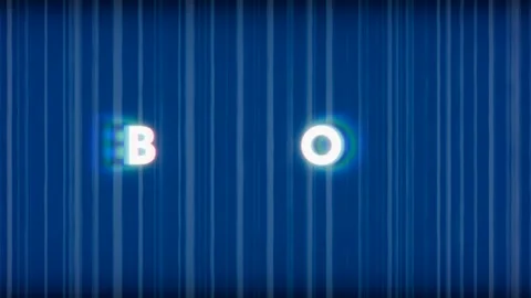 Blackout, flickering warning sign. Stock Footage 285394909