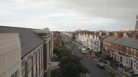 Blackpool Aerial Drone Stock Footage 101530089
