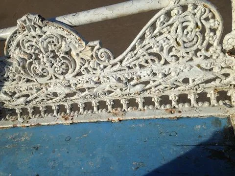 Blackpool bench Stock Photos
