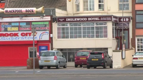 Blackpool Guest House Stock Footage 8356045