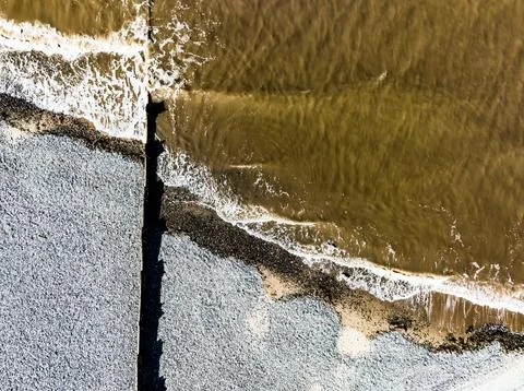 Blackpool Pebble Beach Stock Photos