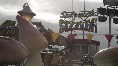 Blackpool Pier UK Stock Footage 56851492