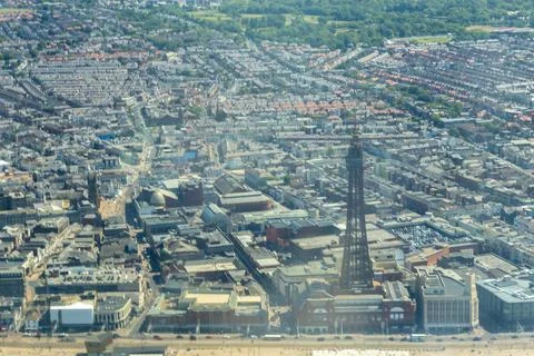 Blackpool Pleasure Beach Tower Stock Photos