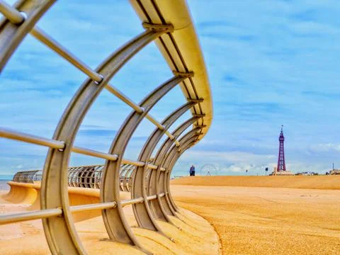Blackpool Promenade Stock Photos