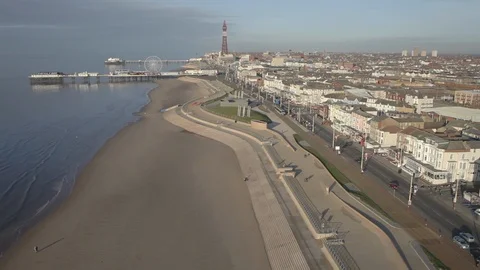 Blackpool Promonade Stock Footage 101529882