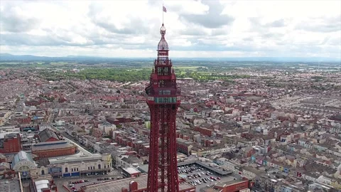 Blackpool Tower Stock Footage