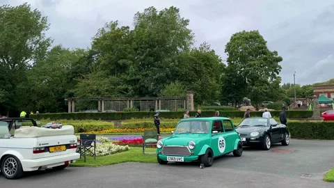 Blackpool, UK 2024 Aug 25: Stanley Park Car Show. 4k Video Stock Footage 282664179