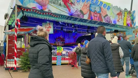 Blackpool, UK. 2024 Dec, 29; Promenade Christmas By The Sea celebrations Stockbeeldmateriaal 297311742