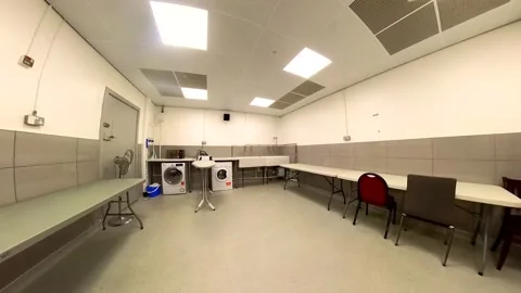 Blackpool Winter Gardens Dressing Room BackStage Stock Footage 230091022