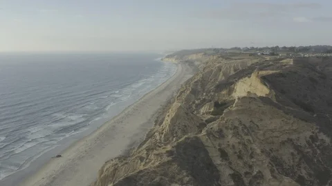 Blacks Beach Cliffs Video stock 98463950