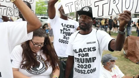 Blacks for Trump (Clip 3 of 3) Stock Footage 247333671