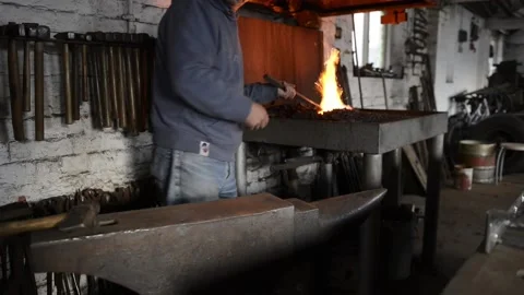 Blacksmith 1 스톡 동영상 218593056
