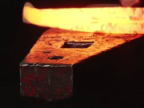 Blacksmith craft Stock Footage 92425294