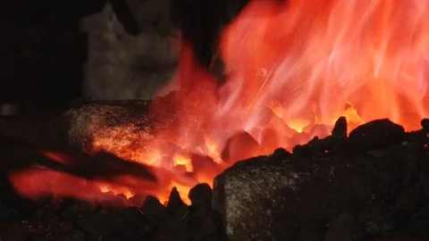 Blacksmith craft. Stock Footage 92595326