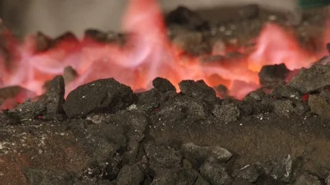 Blacksmith craft. Stock Footage 92595388