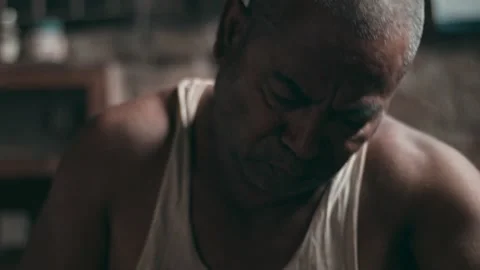 Blacksmith crafting hot knife in workshop Stock Footage 164193085