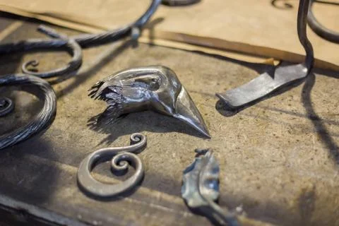 Blacksmith decorative elements 스톡 사진