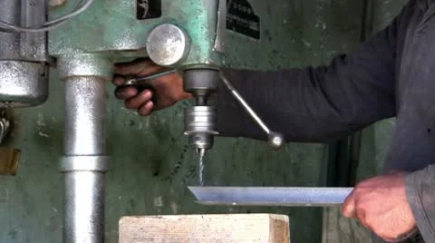 Blacksmith doing his duty Stock Footage 10565667