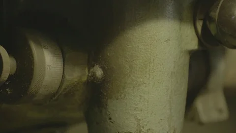 Blacksmith drilling machine Video stock 74696927