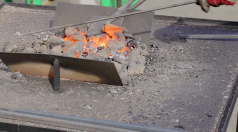 Blacksmith fire. Stock Footage 29423742