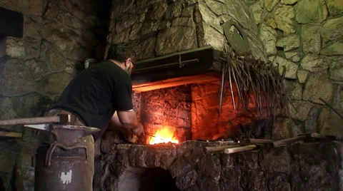 Blacksmith Stock Footage 2205696