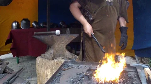 Blacksmith. Stock Footage 34027299