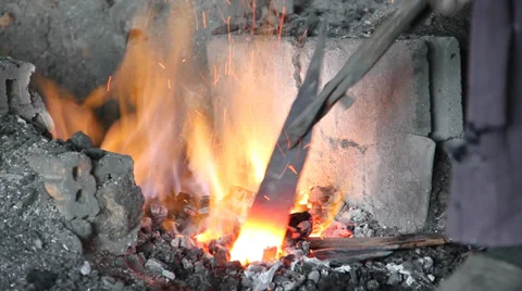 Blacksmith Stock Footage 34147872