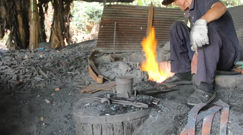Blacksmith Stock Footage 34226604