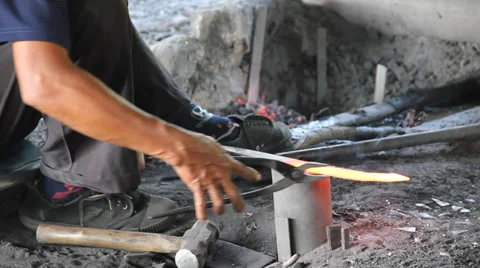 Blacksmith Stock Footage 34246386