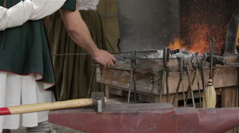 Blacksmith Stock Footage 40468235