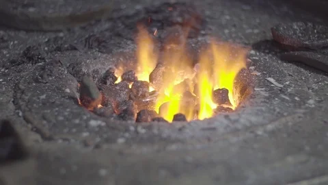 Blacksmith Forge-2 Stock Footage 93761106