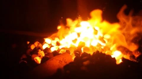 A Blacksmith Forge 库存影片 51641104