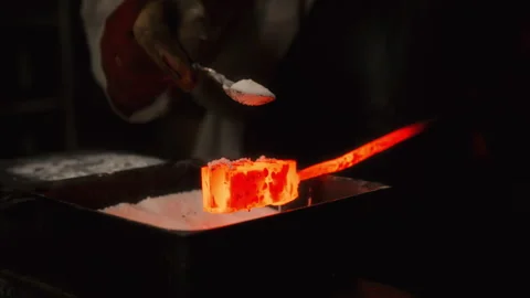 Blacksmith forge Stock Footage 273775286
