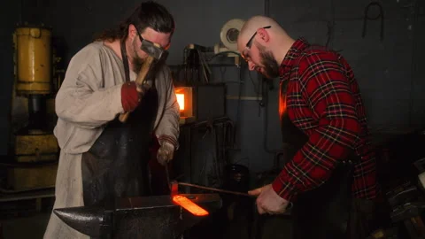 Blacksmith forge Stock Footage 273783048