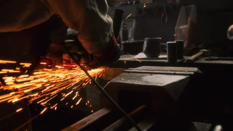 Blacksmith forge Stock Footage 273783713