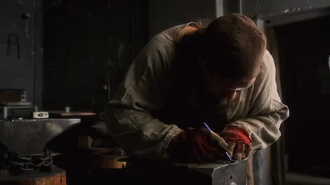 Blacksmith forge Stock Footage 273783922