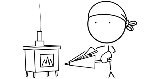 A blacksmith in a forge Stock Footage 289387930