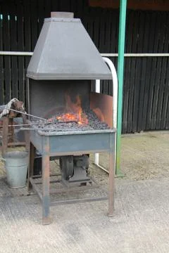 Blacksmith Forge. Stock Photos