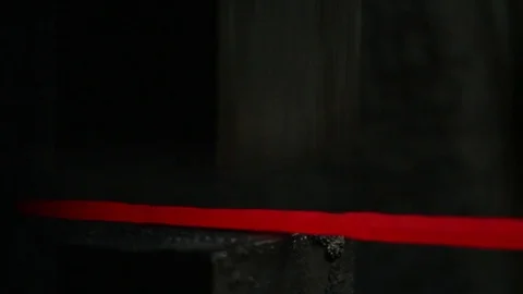 Blacksmith forging tools, close up Stock Footage 72219869