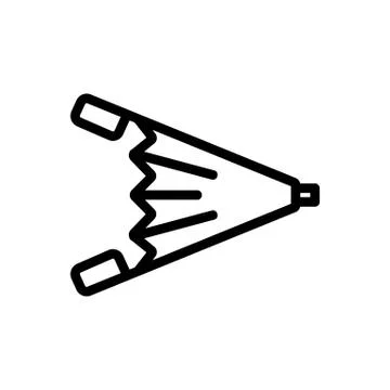 Blacksmith fur air icon vector. Isolated contour symbol illustration Иллюстрация